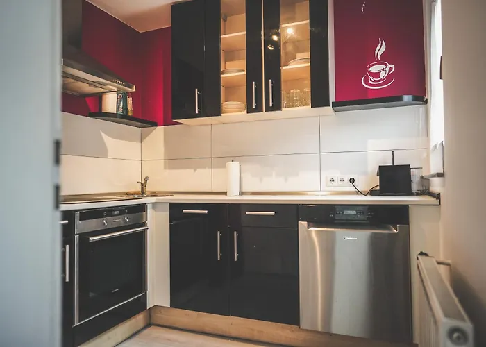 Maisonette Premium Mit Dachterrasse Fuer Business Und Familie Apartamento *