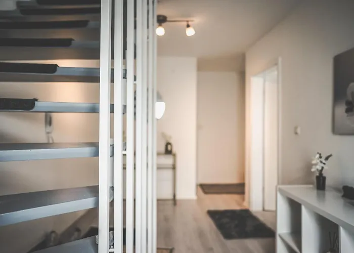 Maisonette Premium Mit Dachterrasse Fuer Business Und Familie Apartamento *